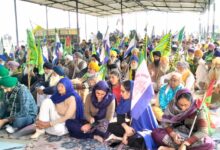 Farmers protesting over 12 demands