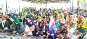 Farmers protesting over 12 demands