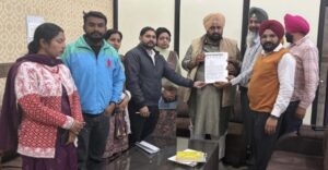 MGNREGA employees seek regularization, submit memorandum to MLA Bhullar