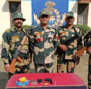 BSF foils smuggling attempt, recovers pistol, narcotics on Ferozepur Border