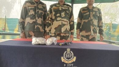 BSF Recovers Pistol and Heroin on Ferozepur Border, Foils Smuggling Attempt