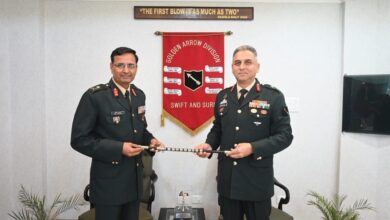 MAJOR GENERAL RANJEET SINGH MANRAL, SM, VSM, ASSUMES COMMAND OF GOLDEN ARROW  DIVISION