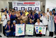 जेनेसिस अमनदीप अस्पताल ने समर्पण और करुणा को श्रद्धांजलि देते हुए अंतर्राष्ट्रीय नर्स दिवस मनाया