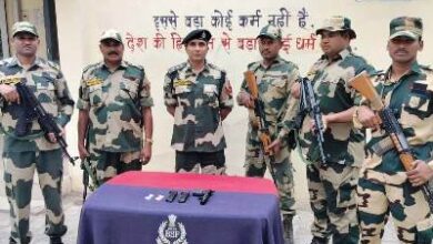 Vigilant BSF troops recover pistol parts, heroin packet, drone in three separate incidents on Punjab border