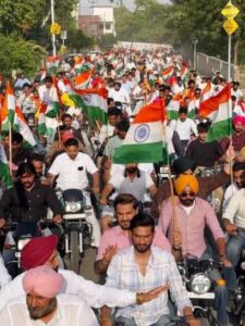 ਭਾਰਤੀ ਹਥਿਆਰਬੰਦ ਸੈਨਾਵਾਂ ਦੇ ਸਨਮਾਨ ’ਚ ਭਾਜਪਾ ਨੇ ਫ਼ਿਰੋਜ਼ਪੁਰ ’ਚ ਕੱਢੀ ‘ਤਿਰੰਗਾ ਯਾਤਰਾ’