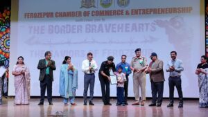 फिरोजपुर चैम्बर ऑफ कॉमर्स द्वारा “बॉर्डर ब्रेव हार्ट्स” कार्यक्रम का आयोजन