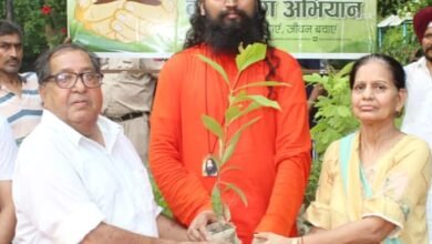 धरती माता के संरक्षण के लिए अधिक से अधिक पेड़ लगाएँ, जल बचाएं:- स्वामी विज्ञानानन्द जी