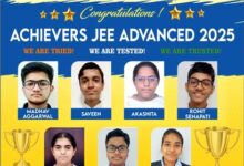 जेईई एडवांसड में डीसीएम ग्रुप के 7 विद्यार्थियो ने गाढ़े झंडे, माधव अग्रवाल ने देश भर में 1348वां रैंक