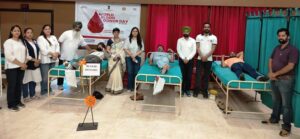 वल्र्ड ब्लॅड डोनर डे पर डीसीएम इंटरनैशनल स्कूल में खूनदानियो के सम्मान व रक्तदान शिविर का आयोजन