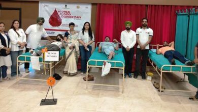 वल्र्ड ब्लॅड डोनर डे पर डीसीएम इंटरनैशनल स्कूल में खूनदानियो के सम्मान व रक्तदान शिविर का आयोजन