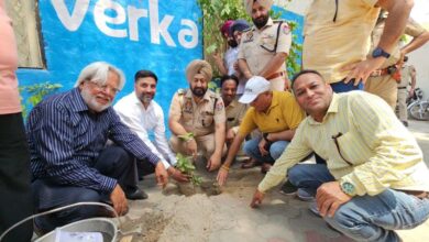विश्व वातावरण दिवस पर एसएसपी फिरोजपुर में प्रेस क्लब फिरोजपुर में पौधे लगाए