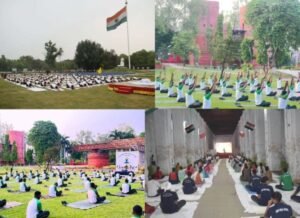 गोल्डन एरो डिवीजन ने फ़िरोज़पुर और सीमावर्ती क्षेत्रों में एक सप्ताह तक योग दिवस समारोह का आयोजन किया
