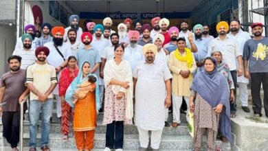 ਵਿਧਾਇਕ ਰਣਬੀਰ ਸਿੰਘ ਭੁੱਲਰ ਨੇ ਲੁਧਿਆਣਾ ਪੱਛਮੀ ਤੋਂ ਸ਼ਾਨਦਾਰ ਜਿੱਤ ਪ੍ਰਾਪਤ ਕਰਨ 'ਤੇ ਸੰਜੀਵ ਅਰੋੜਾ ਅਤੇ ਸਮੁੱਚੀ ਲੀਡਰਸ਼ਿਪ ਤੇ ਵਲੰਟੀਅਰਾਂ ਨੂੰ ਦਿੱਤੀਆਂ ਵਧਾਈਆਂ