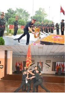 " गौरवशाली बलिदानों को नमन, वीरता की गाथा का सम्मान — गोल्डन एरो डिवीजन ने मनाया 63वां स्थापना दिवस " " गौरवशाली बलिदानों को नमन, वीरता की गाथा का सम्मान — गोल्डन एरो डिवीजन ने मनाया 63वां स्थापना दिवस "