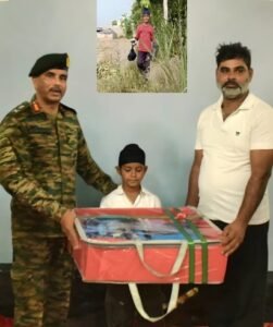 सेना वीर स्वर्ण सिंह को पूर्ण शैक्षिक सहायता प्रदान करेगी