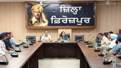 -ਜ਼ਿਲ੍ਹਾ ਫਿਰੋਜ਼ਪੁਰ ਦੀਆਂ ਸਰਪੰਚਾਂ ਦੀਆਂ 12 ਅਤੇ ਪੰਚਾਂ ਦੀਆਂ 231 ਸੀਟਾਂ ਲਈ 27 ਜੁਲਾਈ ਨੂੰ ਹੋਵੇਗੀ ਵੋਟਿੰਗ