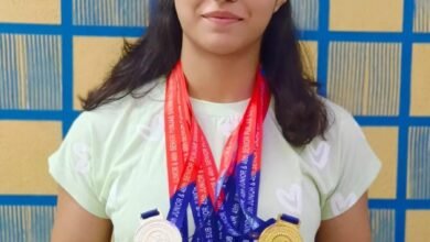 स्वीमिंग चैम्पियनशिप में लुधियाना की हर्षिता ने जीते सोने, चांदी और कांस्य पदक स्वीमिंग चैम्पियनशिप में लुधियाना की हर्षिता ने जीते सोने, चांदी और कांस्य पदक