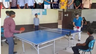 ਰਾਸ਼ਟਰੀ ਟੀਟੀ ਖਿਡਾਰੀ ਸਾਨਿਲ ਸੀਕਰੀ ਬਾਰਡਰ ਵਿਲੇਜ ਸਕੂਲ ਵਿੱਚ ਨੌਜਵਾਨ ਖਿਡਾਰੀਆਂ ਨੂੰ ਪ੍ਰੇਰਿਤ ਕੀਤਾ