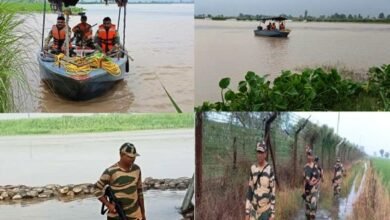 बीएसएफ ने फिरोज़पुर की सरहदी बाढ़ प्रभावित बस्तियों को दी राहत