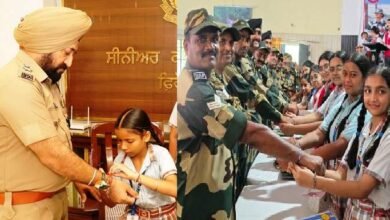डीसीएम ग्रुप के विद्यार्थियो ने बीएसएफ, पंजाब पुलिस व वृद्ध आश्रम में मनाया रक्षा बंधन का त्यौहार डीसीएम ग्रुप के विद्यार्थियो ने बीएसएफ, पंजाब पुलिस व वृद्ध आश्रम में मनाया रक्षा बंधन का त्यौहार