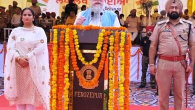 ਸਪੀਕਰ ਪੰਜਾਬ ਵਿਧਾਨ ਸਭਾ ਕੁਲਤਾਰ ਸਿੰਘ ਸੰਧਵਾਂ ਨੇ ਆਜ਼ਾਦੀ ਦਿਵਸ ਮੌਕੇ ਲਹਿਰਾਇਆ ਤਿਰੰਗਾ