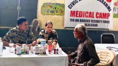 बीएसएफ ने बाढ़ प्रभावित सीमावर्ती गांवों में चिकित्सा शिविर का आयोजन किया