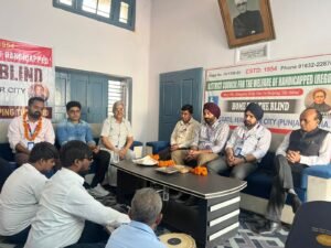 ਸਟੇਟ ਬੈਂਕ ਫਿਰੋਜ਼ਪੁਰ ਨੇ ਬਲਾਈਂਡ ਹੋਮ ਨੂੰ ਮਦਦ ਦਾ ਹੱਥ ਵਧਾਇਆ, ਕਾਰਪੋਰੇਟ ਸਮਾਜਿਕ ਜ਼ਿੰਮੇਵਾਰੀ ਤਹਿਤ ਫਰਨੀਚਰ ਦਾਨ ਕੀਤਾ