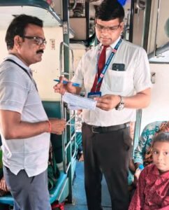 सितम्बर माह में टिकट चेकिंग द्वारा 01.80 करोड़ राजस्व अर्जित किया 