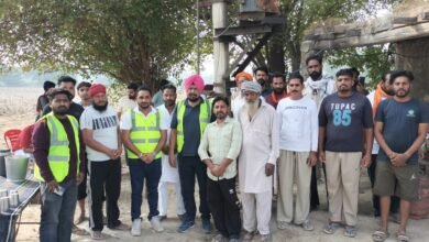 ਜ਼ਮੀਨ 'ਚ ਪਏ ਪਾੜ ਨੂੰ ਪੂਰਨ ਵਾਸਤੇ ਹੰਭਲਾ ਫਾਊਂਡੇਸ਼ਨ ਨੇ ਕੀਤੀ ਤੇਲ ਦੀ ਸੇਵਾ