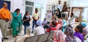 ਜ਼ਿਲ੍ਹੇ ਭਰ ਦੀਆਂ ਸਿਹਤ ਸੰਸਥਾਵਾਂ ਵਿਖੇ "ਵਿਸ਼ਵ ਦ੍ਰਿਸ਼ਟੀ ਦਿਵਸ" ਮਨਾਇਆ ਗਿਆ