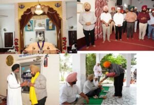 ਗੁਰੂ ਨਾਨਕ ਦੇਵ ਜੀ ਦੇ ਪ੍ਰਕਾਸ਼ ਪੁਰਬ ਮੌਕੇ ਫਿਰੋਜ਼ਪੁਰ ਪੁਲਿਸ ਵੱਲੋਂ ਗੁਰਦੁਆਰਾ ਸਾਹਿਬ ਵਿਖੇ ਅਰਦਾਸ ਕੀਤੀ