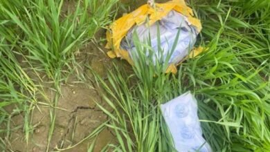 ਡਰੋਨ ਦੀ ਆਵਾਜ਼ ਨਾਲ ਪੁਲਿਸ ਨੇ ਭਾਰਤ-ਪਾਕਿ ਸਰਹੱਦ ਨੇੜੇ 5.562 ਕਿਲੋਗ੍ਰਾਮ ਹੈਰੋਇਨ ਬਰਾਮਦ ਕੀਤੀ ਡਰੋਨ ਦੀ ਆਵਾਜ਼ ਨਾਲ ਪੁਲਿਸ ਨੇ ਭਾਰਤ-ਪਾਕਿ ਸਰਹੱਦ ਨੇੜੇ 5.562 ਕਿਲੋਗ੍ਰਾਮ ਹੈਰੋਇਨ ਬਰਾਮਦ ਕੀਤੀ