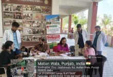 शहीद सुखविंदर सिंह स्कूल ऑफ एमिनेंस, मल्लांवाला खास में स्वास्थ्य जांच शिविर का आयोजन