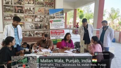 शहीद सुखविंदर सिंह स्कूल ऑफ एमिनेंस, मल्लांवाला खास में स्वास्थ्य जांच शिविर का आयोजन