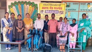 ਦਿਵਿਆਂਗ ਵਿਦਿਆਰਥੀਆਂ ਲਈ ਸਮਾਨ ਵੰਡ ਕੈਂਪ ਆਯੋਜਨ, 269 ਬੱਚਿਆਂ ਨੂੰ ਮਿਲੀ ਸਹਾਇਤਾ