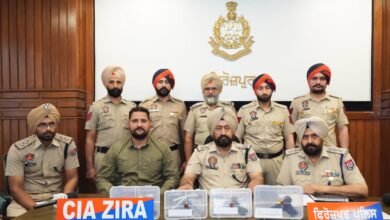 ਫਿਰੋਜ਼ਪੁਰ ਪੁਲਿਸ ਨੂੰ ‘ਆਪ੍ਰੇਸ਼ਨ ਗੈਂਗਸਟਰ ਵਾਰ’ ਤਹਿਤ ਸਫਲਤਾ; 3 ਗੈਰ-ਕਾਨੂੰਨੀ ਹਥਿਆਰਾਂ, ਹੈਰੋਇਨ ਸਮੇਤ ਗ੍ਰਿਫ਼ਤਾਰ