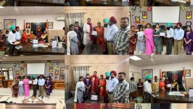 ਫਿਰੋਜ਼ਪੁਰ ਨਗਰ ਕੌਂਸਲ ਨੇ 11 ਔਰਤਾਂ ਨੂੰ IWD 'ਤੇ 'ਸਵੱਛਤਾ ਚੈਂਪੀਅਨ ਮਹਿਲਾ' ਵਜੋਂ ਸਨਮਾਨਿਤ ਕੀਤਾ