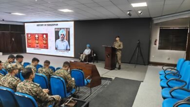 गोल्डन एरो डिवीजन ने फिरोजपुर में सीमा पर्यटन को बढ़ावा देने के लिए ऐतिहासिक व्याख्यान का आयोजन किया