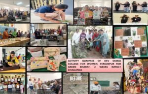 **देव समाज कॉलेज फॉर विमेन ने नेशनल एडुट्रस्ट ऑफ इंडिया के सहयोग से ‘ग्रीन भारत: 2-सप्ताह का प्रभाव चुनौती’ का आयोजन किया**
