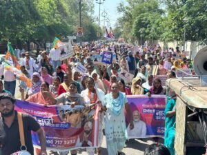 ਨਾਰੀ ਸ਼ਕਤੀ ਵੰਦਨ ਅਧਿਨਿਯਮ ਦੇ ਸਮਰਥਨ ਵਿੱਚ ਭਾਜਪਾ ਦੀ ਭਵਿਆ ਪਦਯਾਤਰਾ, ਹਜ਼ਾਰਾਂ ਮਹਿਲਾਵਾਂ ਨੇ ਲਿਆ ਹਿੱਸਾ ਨਾਰੀ ਸ਼ਕਤੀ ਵੰਦਨ ਅਧਿਨਿਯਮ ਦੇ ਸਮਰਥਨ ਵਿੱਚ ਭਾਜਪਾ ਦੀ ਭਵਿਆ ਪਦਯਾਤਰਾ, ਹਜ਼ਾਰਾਂ ਮਹਿਲਾਵਾਂ ਨੇ ਲਿਆ ਹਿੱਸਾ