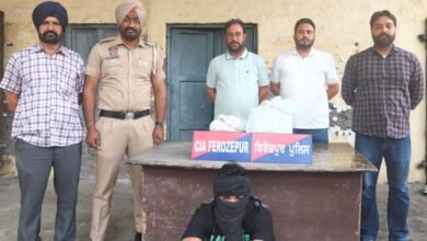 ਫਿਰੋਜ਼ਪੁਰ ਪੁਲਿਸ ਦੀ ਵੱਡੀ ਕਾਰਵਾਈ: 5 ਕਿਲੋ 566 ਗ੍ਰਾਮ ਹੈਰੋਇਨ ਸਮੇਤ ਆਰੋਪੀ ਕਾਬੂ