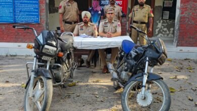 Motorcycle Thief Arrested Within 4 Days by GRP Ferozepur; Stolen Vehicles Recovered