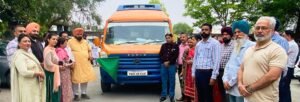 ਵਿਧਾਇਕ ਰਣਬੀਰ ਸਿੰਘ ਭੁੱਲਰ ਨੇ 'ਫੂਡ ਸੇਫਟੀ ਵੈਨ' ਨੂੰ ਹਰੀ ਝੰਡੀ ਵਿਖਾ ਕੇ ਕੀਤਾ ਰਵਾਨਾ