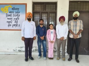 ਸਰਕਾਰੀ ਪ੍ਰਾਇਮਰੀ ਸਕੂਲ ਫਤਿਹਗੜ੍ਹ ਸਭਰਾਂ ਦੀ ਵਿਦਿਆਰਥਣ ਨਵਜੋਤ ਕੌਰ ਦੀ ਜਵਾਹਰ ਨਵੋਦਿਆ ਵਿਦਿਆਲਿਆ ਲਈ ਹੋਈ ਚੋਣ
