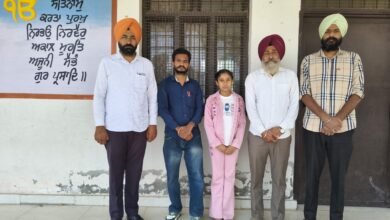 ਸਰਕਾਰੀ ਪ੍ਰਾਇਮਰੀ ਸਕੂਲ ਫਤਿਹਗੜ੍ਹ ਸਭਰਾਂ ਦੀ ਵਿਦਿਆਰਥਣ ਨਵਜੋਤ ਕੌਰ ਦੀ ਜਵਾਹਰ ਨਵੋਦਿਆ ਵਿਦਿਆਲਿਆ ਲਈ ਹੋਈ ਚੋਣ