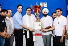 पंजाब बैडमिंटन एसोसिएशन द्वारा “मयंक रनिंग ट्रॉफी” का भव्य अनावरण