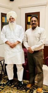 डॉ. गौरव सागर भास्कर ने ब्यास में बाबा गुरिंदर सिंह ढिल्लों से की मुलाकात, बातचीत को बताया आध्यात्मिक रूप से प्रेरणादायक