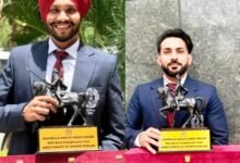फिरोजपुर मंडल के दो टिकट चेकिंग स्टाफ को साइक्लिंग में उत्कृष्ट उपलब्धि हेतु “महाराजा रणजीत सिंह अवॉर्ड” से सम्मानित किया 