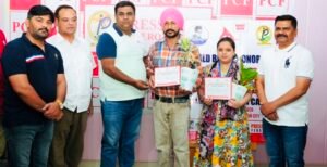 ਪ੍ਰੈਸ ਕਲੱਬ ਫਿਰੋਜ਼ਪੁਰ ਅਤੇ ਮਯੰਕ ਫਾਊਂਡੇਸ਼ਨ ਵੱਲੋਂ ਵਿਸ਼ਵ ਖੂਨਦਾਨ ਦਿਵਸ 'ਤੇ 84 ਯੂਨਿਟ ਇਕੱਠੇ ਹੋਣ 'ਤੇ ਐਸਐਸਪੀ ਭੁਪਿੰਦਰ ਸਿੱਧੂ ਨੇ ਖੂਨਦਾਨੀਆਂ ਦੀ ਸ਼ਲਾਘਾ ਕੀਤੀ