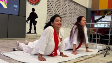 दास एंड ब्राऊन वल्र्ड स्कूल में तीन दिवसीय योग शिविर आयोजित